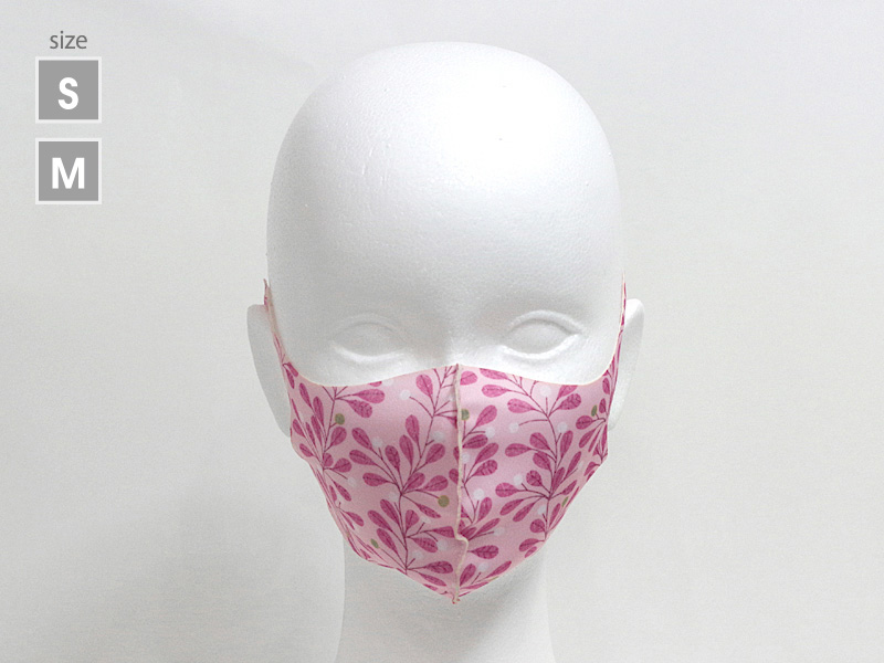 スウィングリーフ　ピンク　薄型マスク