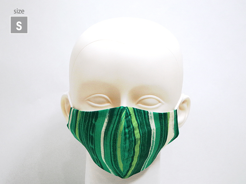 竹林　ライトグリーン　マスク