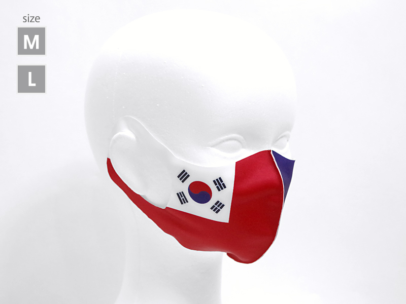 ナショナルフラッグ　韓国　薄型マスク
