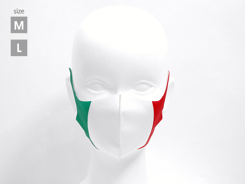 ナショナルフラッグ　イタリア　薄型マスク