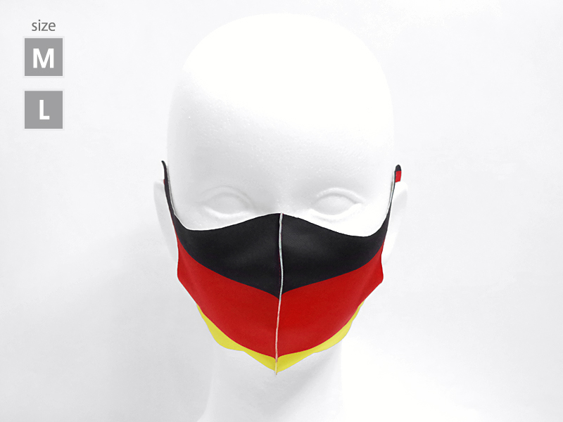 ナショナルフラッグ　ドイツ　薄型マスク