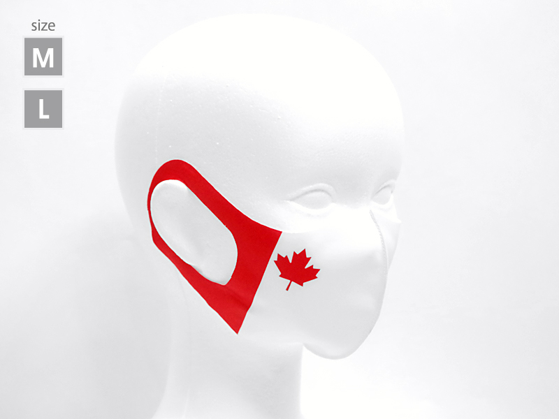 ナショナルフラッグ　カナダ　薄型マスク