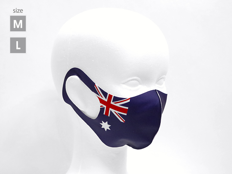 ナショナルフラッグ　オーストラリア　薄型マスク