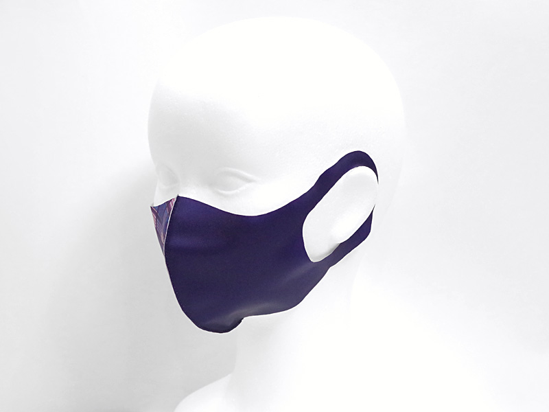 Tartan kilt　ブルー系　薄型マスク