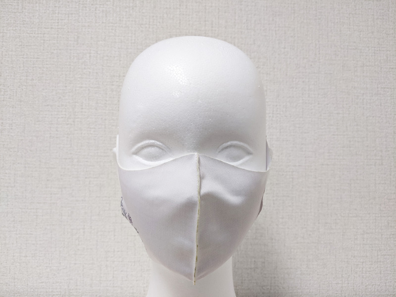 北欧風フラワー　薄型マスク
