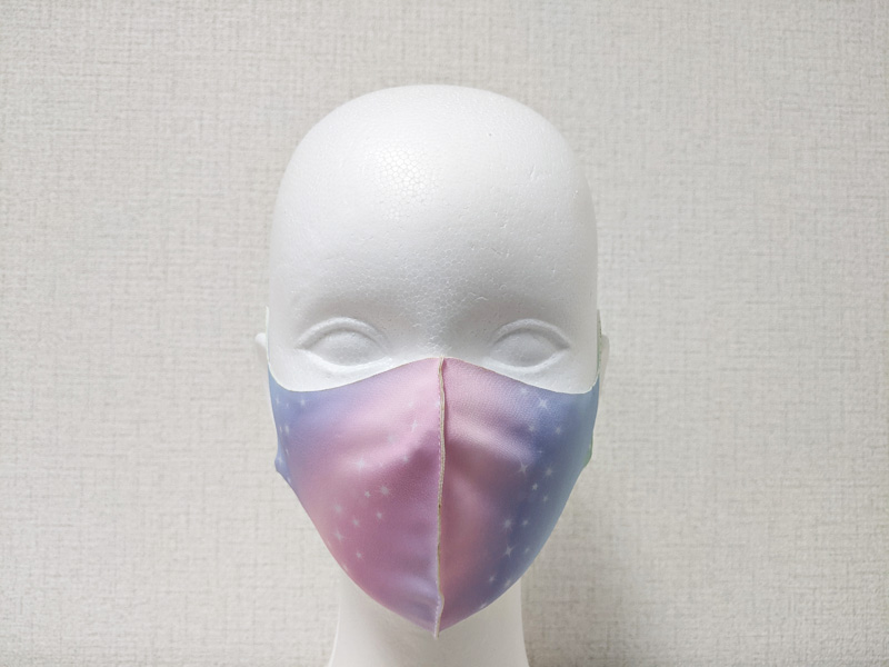 レインボー　薄型マスク