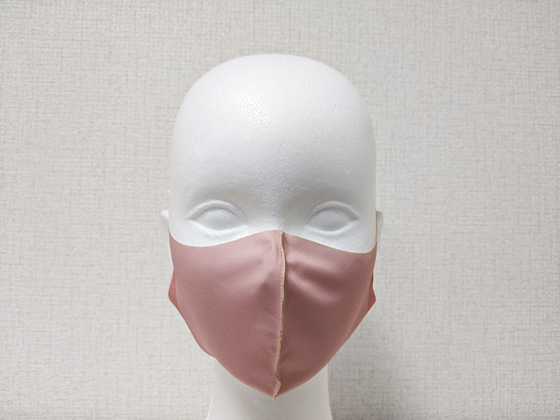 血色りんごマスク〜コーラルピンク〜　薄型マスク