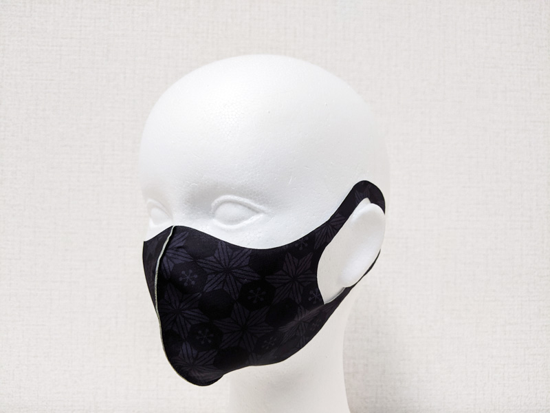 氷結　ブラック　薄型マスク
