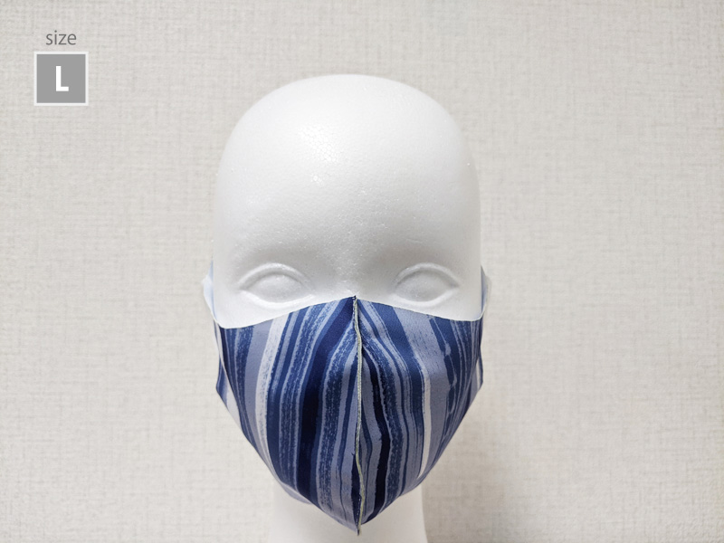 竹林　グレー　薄型マスク
