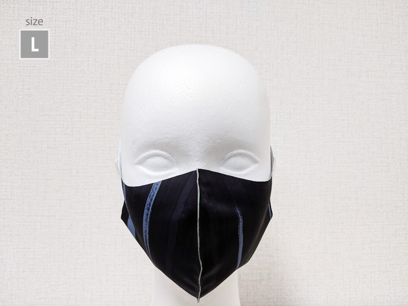竹林　ブラック　薄型マスク
